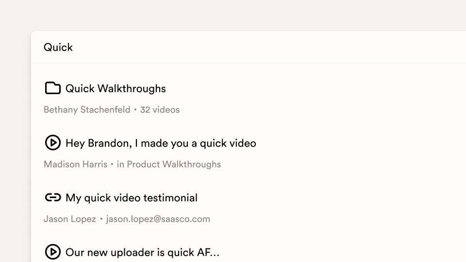New Management Features to Organize and Find Videos