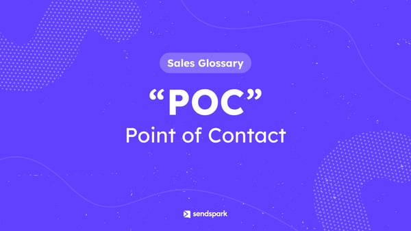 Glossary Term: Point of Contact