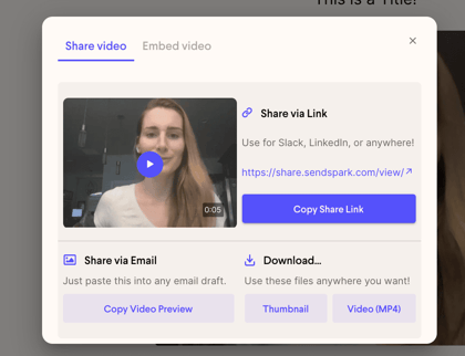 Share Videos Anywhere