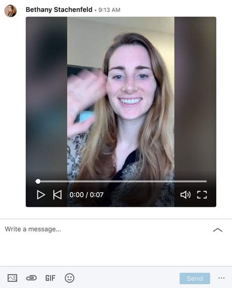 Embedded Video LinkedIn