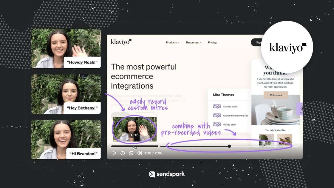 Send Personalized Videos Emails Klaviyo