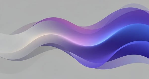 Abstract gradient spectrum representing levels of AI video personalization for sales outreach