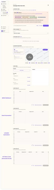 Sendspark dynamic backgrounds feature — AI automatically shows each prospect's own website as the video background in HD quality