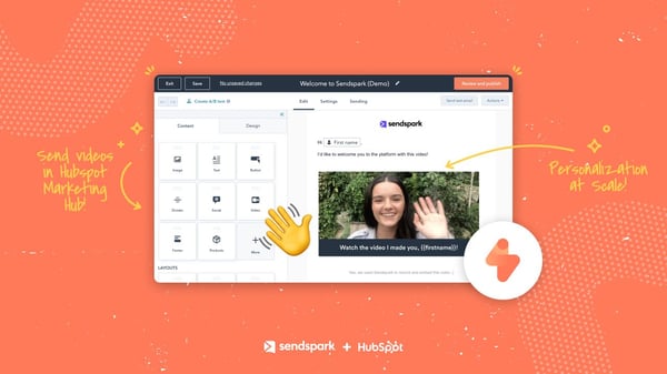 Send personalized videos at scale in hubspot marketing hub