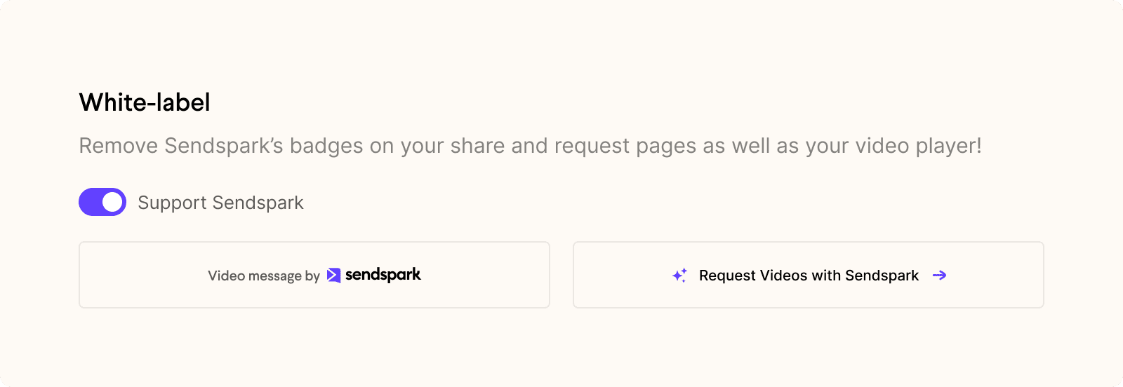 Whitelabel Videos with Sendsark