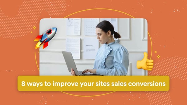 sales conversions on b2b website