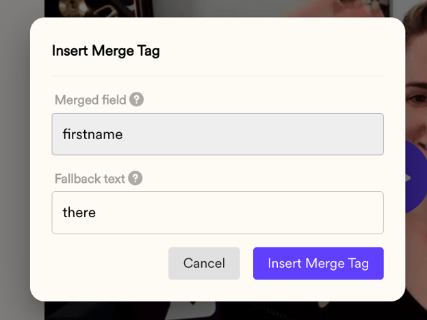 Use merge tags to personalize videos at scale