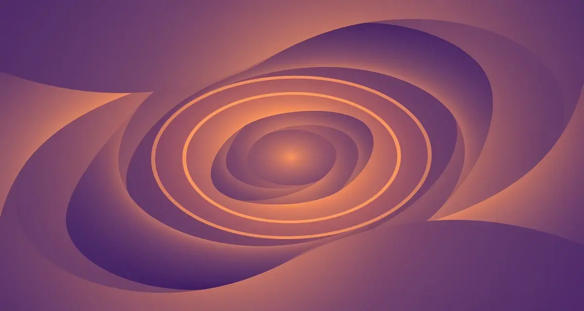 Abstract concentric rings expanding outward from a central core, representing customer expansion revenue growth