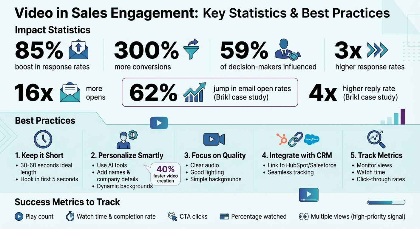 Video Sales Engagement Statistics and Best Practices