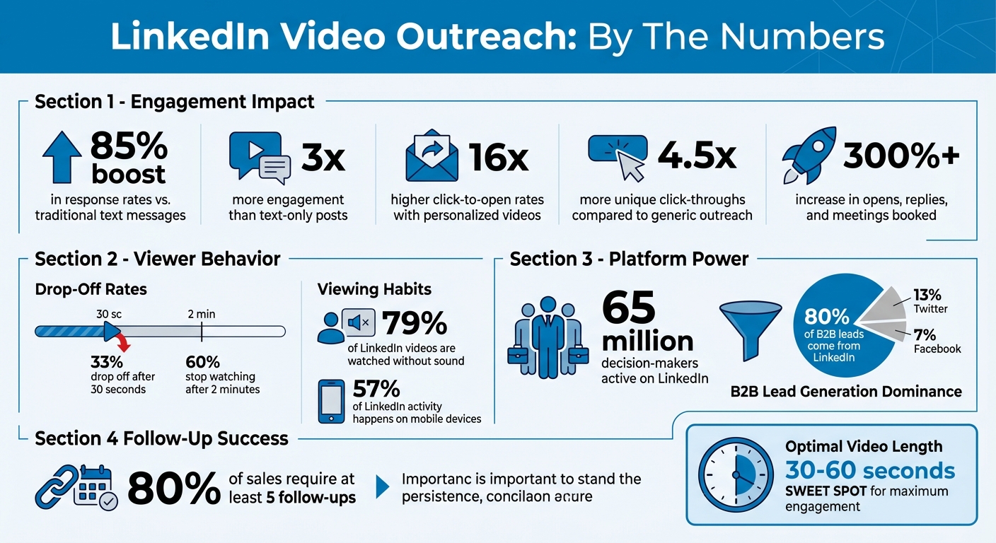 LinkedIn Video Outreach Statistics and Performance Metrics