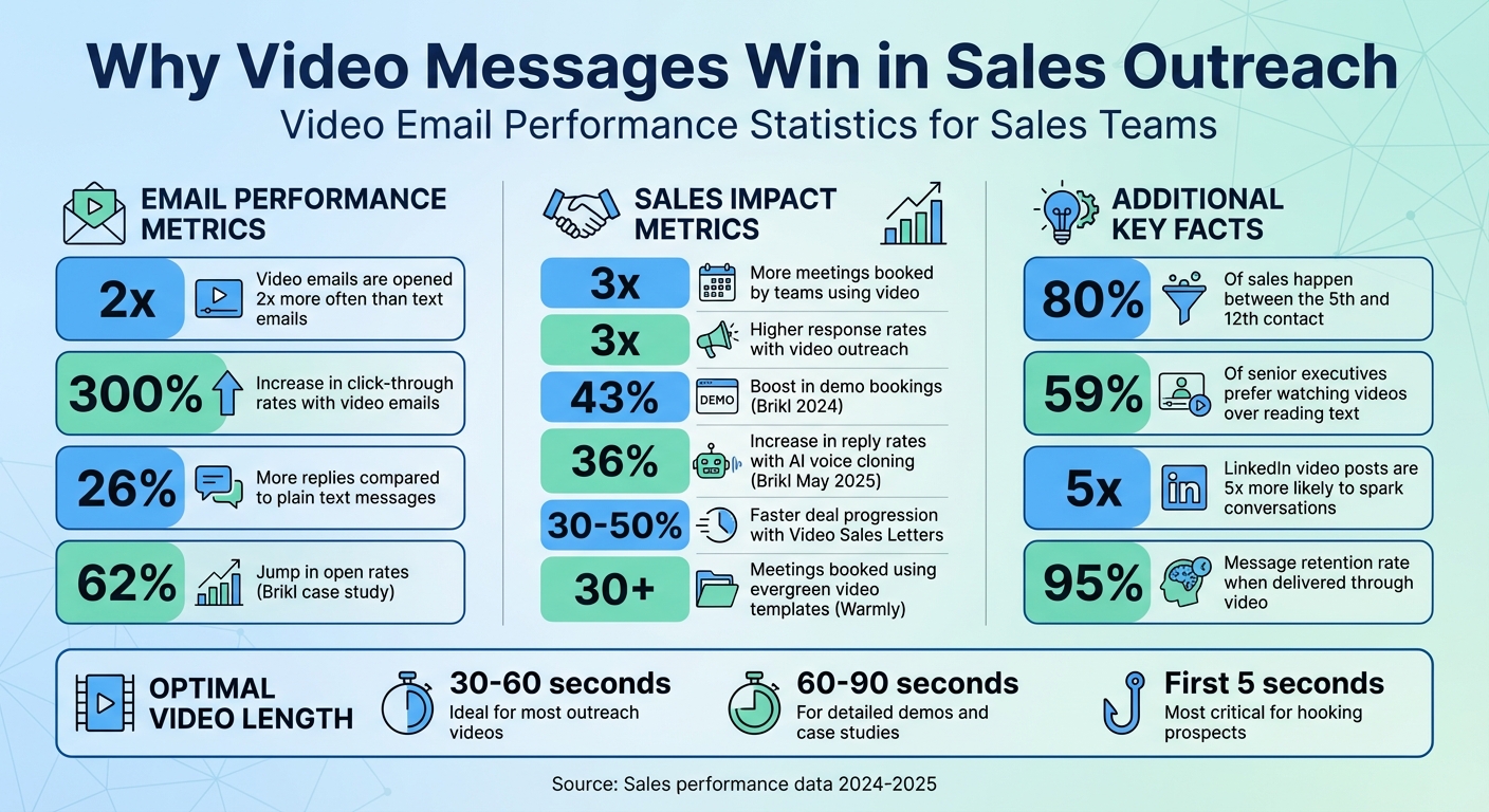 AI-personalized video Statistics: Engagement Rates and Sales Impact for Sales Teams