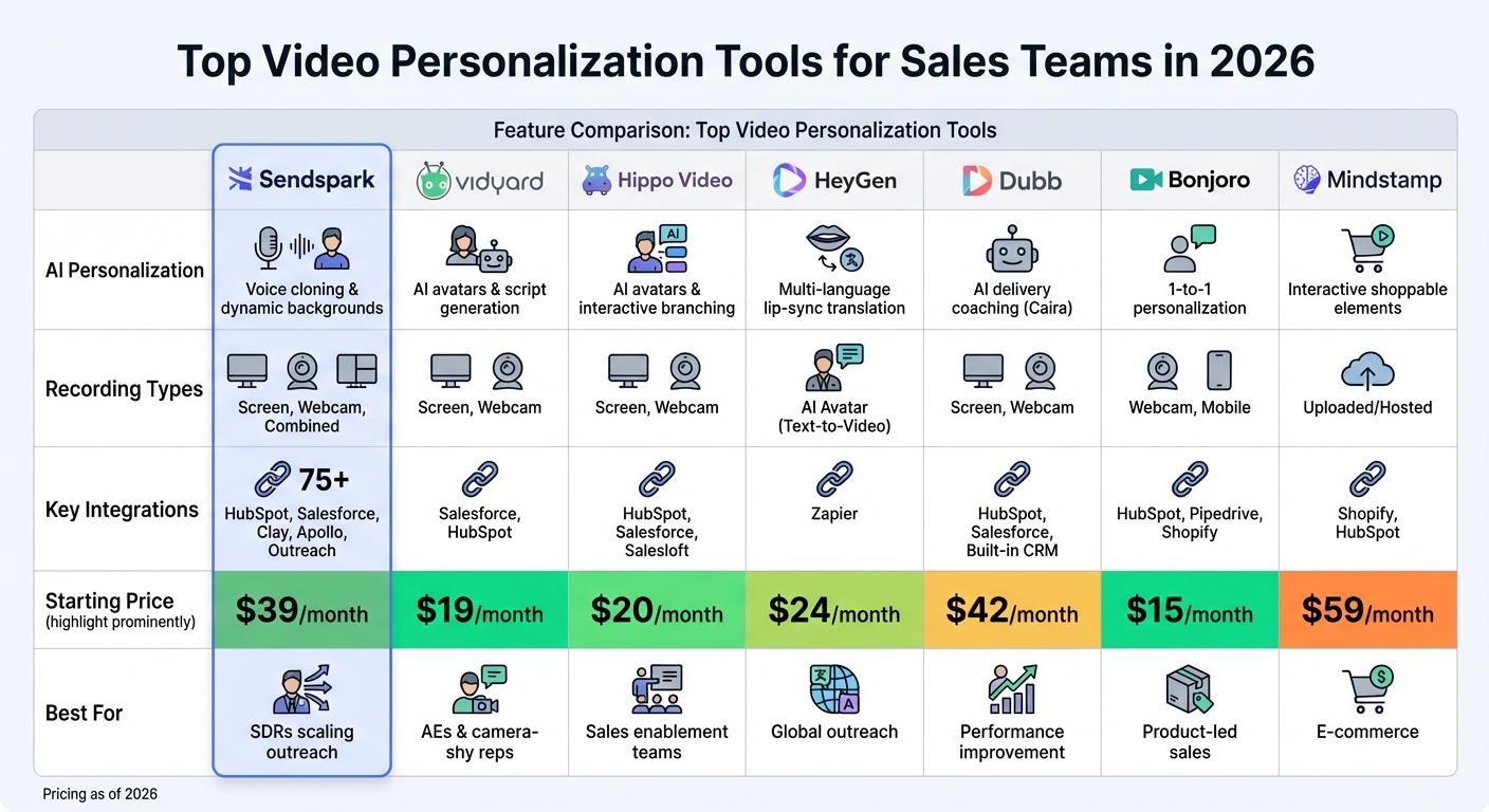 Top 7 Video Personalization Tools Comparison 2026