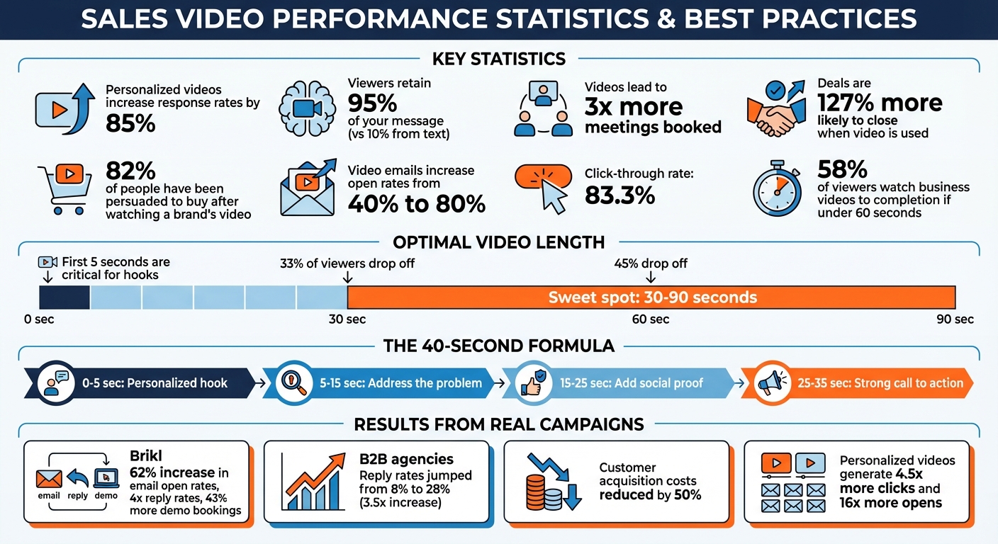 Sales Video Performance Statistics and Best Practices