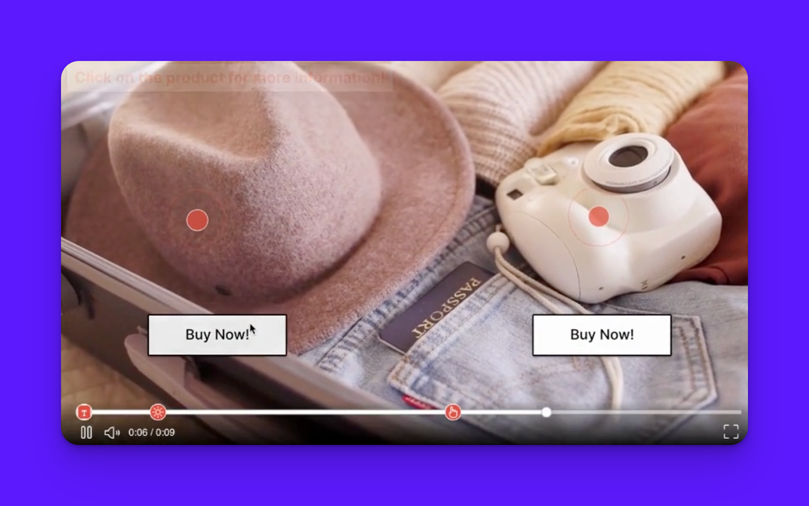 Mindstamp video personalization software interface showing ecommerce-focused features and tools
