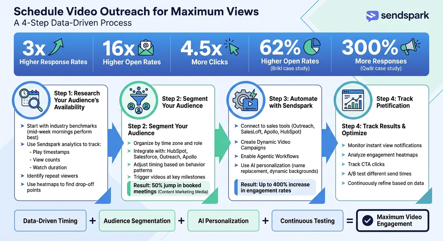 4-Step Video Outreach Scheduling Process for Maximum Engagement