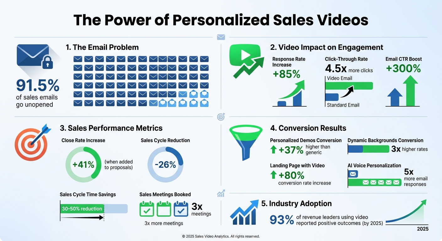 Personalized Sales Video Statistics and Impact on Conversion Rates