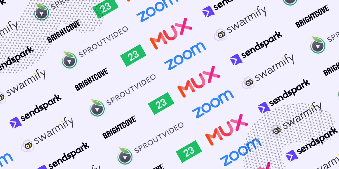 Comparison chart or list showing 7 video hosting platforms that support CNAME configuration for custom domains